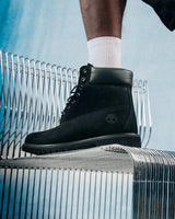 Timberland 6" Premium Waterproof Boot Black Nubuck - image 4