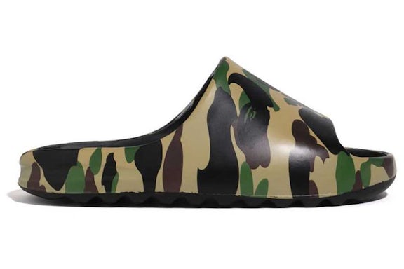 A Bathing Ape 1 st Camo Slide Yellow - image 1