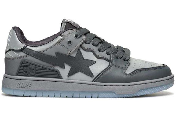 A Bathing Ape Bape SK 8 Sta#5 Grey - image 1