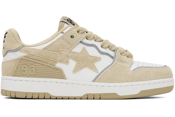 A Bathing Ape Bape SK 8 Sta Beige Suede - image 1