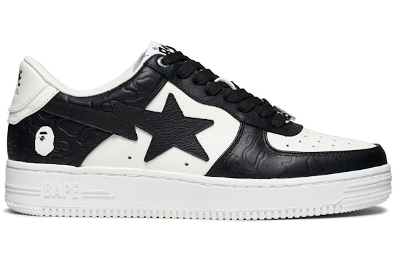 A Bathing Ape Bape Sta#4 Line Camo White Black - image 1