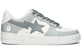 A Bathing Ape Bape Sta#4 Line Camo White Grey - image 1
