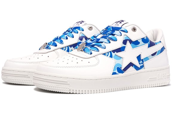 A Bathing Ape Bape Sta Icon ABC Camo Blue - image 1