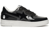 A Bathing Ape Bape Sta Icon Low Black Grey Patent - image 1