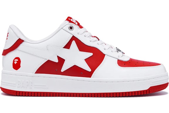 A Bathing Ape Bape Sta Low#6 Red - image 1