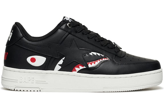 A Bathing Ape Bape Sta Low Shark Pack Black - image 1