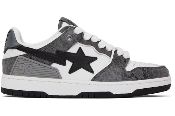 A Bathing Ape Sk 8 Sta#1 Black Snakeskin - image 1