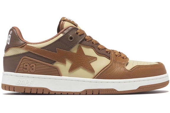 A Bathing Ape Sk 8 Sta#5 Brown Beige - image 1