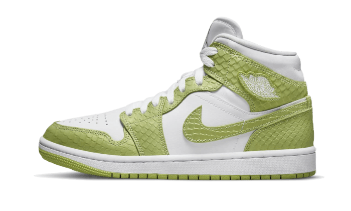 Air Jordan 1 Mid Green Python - image 1