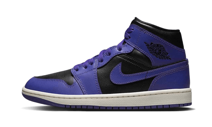 Air Jordan 1 Mid Purple Black - image 1