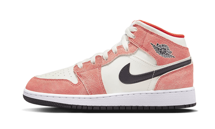 Air Jordan 1 Mid Se Orange Suede - image 1
