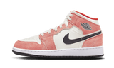 Air Jordan 1 Mid Se Orange Suede - image 1
