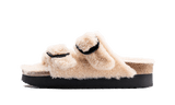 Birkenstock Arizona Big Buckle Shearling Teddy Eggshell - image 1