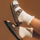 Birkenstock Arizona Suede Leather Soft Footbed Taupe - image 4
