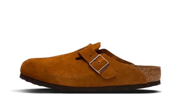 Birkenstock Boston Soft Footbed Suede Mink - image 1