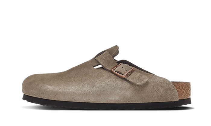 Birkenstock Boston Soft Footbed Suede Taupe - image 1