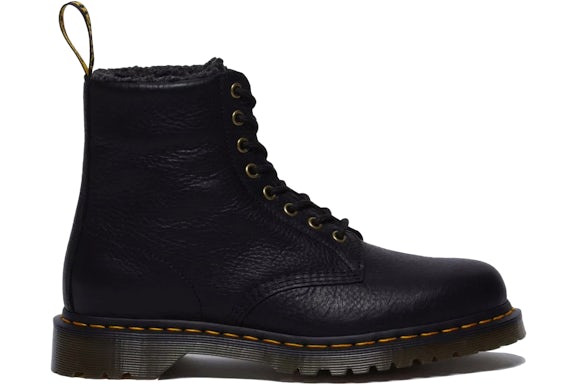 Dr. Martens 1460 Faux Fur Lined Boot Black - image 1