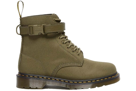 Dr. Martens 1460 Futura Laboratories Olive Strap Canvas - image 1