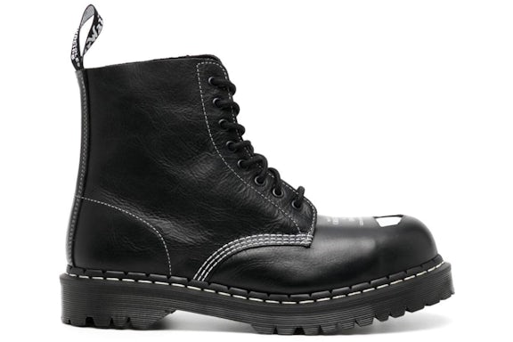 Dr. Martens 1460 Pascal Bex Exposed Steel Toe Lace Up Boots Black - image 1