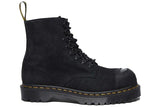 Dr. Martens 1460 Pascal Steel Toe Boot Black Suede - image 1