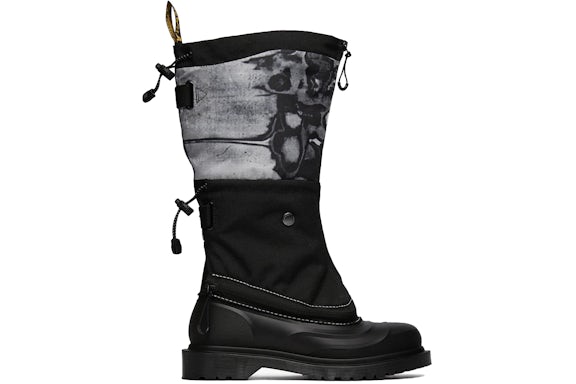 Dr. Martens 14 XX Removable Gaiters Sub Boot Black White - image 1