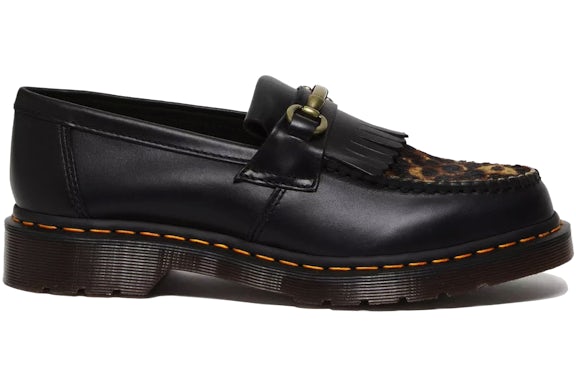 Dr. Martens Adrian Snaffle Hair On Loafer Micro Leopard - image 1