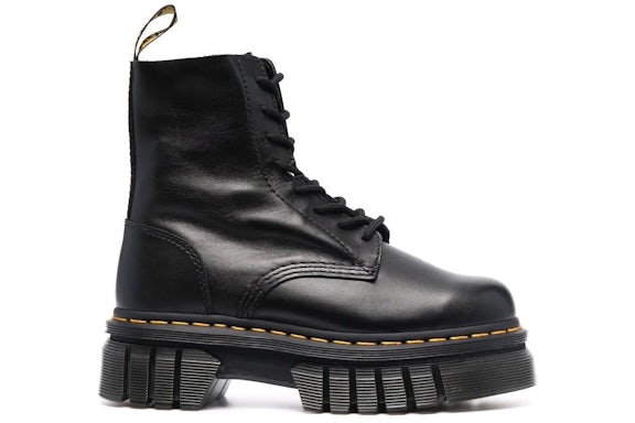 Dr. Martens Audrick Leather Platform Boot Black Nappa Lux (Women's) - image 1