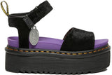 Dr. Martens Strap Sandal Platform X-Girl Velvet (Women's) - image 1