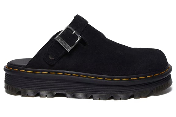 Dr. Martens Zebzag Suede Slingback Platform Mule Black - image 1