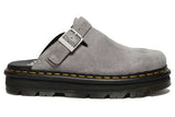 Dr. Martens Zebzag Suede Slingback Platform Mule Grey - image 1