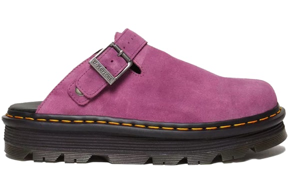 Dr. Martens Zebzag Suede Slingback Platform Mule Muted Purple - image 1