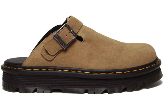 Dr. Martens Zebzag Suede Slingback Platform Mule Savannah Tan - image 1