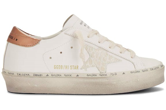 Golden Goose Hi Star White Butter Bronze (Women's) - image 1