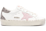 Golden Goose Hi Star White Antique Pink Glitter (Women's) - image 1