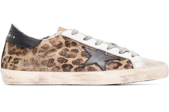 Golden Goose Super-Star Leopard Brown Ice Black (Women's) - image 1