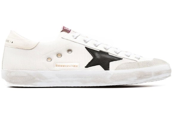 Golden Goose Super-Star Nylon White Black Beige - image 1