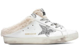 Golden Goose Super-Star Sabot White Silver Beige (Women's) - image 1