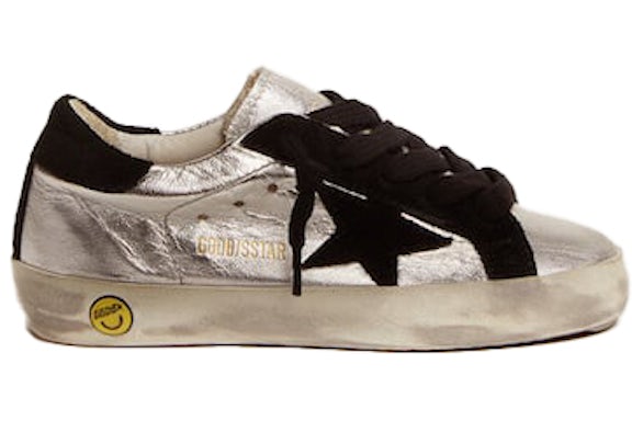 Golden Goose Super-Star Silver Black (Young) - image 1