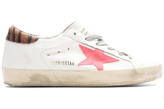Golden Goose Super-Star White Fluorescent Red Zebra (Women's) - image 1