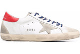 Golden Goose Super-Star White Red Grey Suede - image 1
