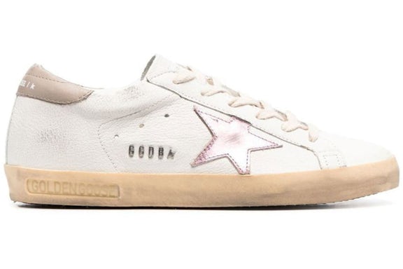 Golden Goose Super-Star White Antique Pink Metallic (Women's) - image 1