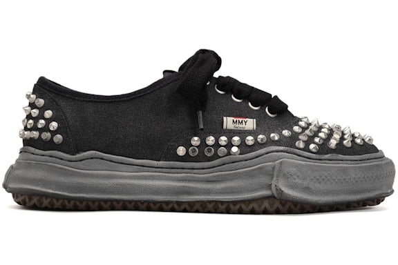 Maison Mihara Yasuhiro Baker OG Sole Studded Canvas Low Black Black - image 1