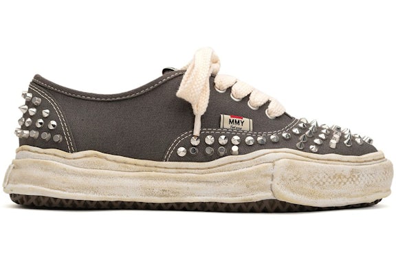 Maison Mihara Yasuhiro Baker OG Sole Studded Canvas Low Grey - image 1