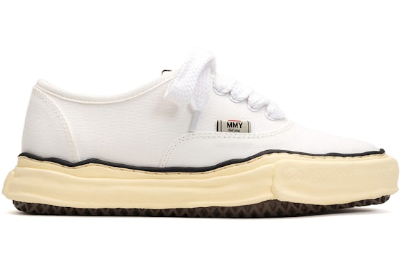 Maison Mihara Yasuhiro Baker Vintage-Like OG Sole Canvas Low White - image 1