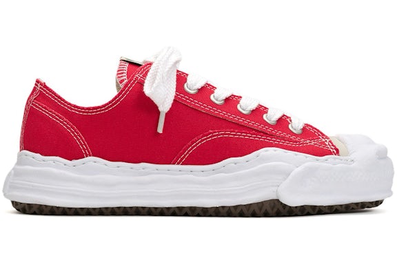 Maison Mihara Yasuhiro Hank OG Sole Canvas Low Red - image 1