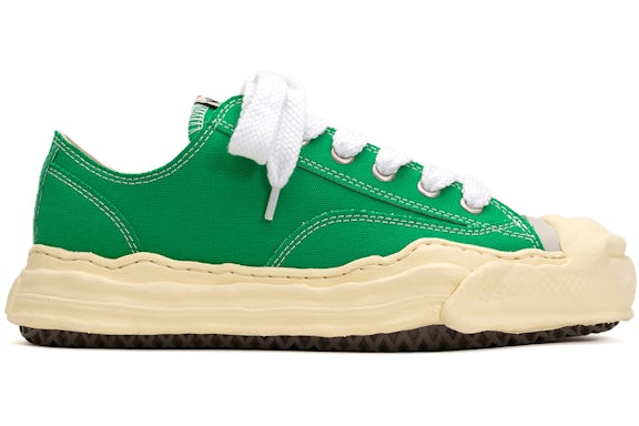 Maison Mihara Yasuhiro Hank Vintage Sole Canvas Low Green - image 1