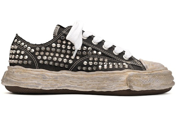 Maison Mihara Yasuhiro Peterson 23 OG Sole Studded Canvas Low Black - image 1