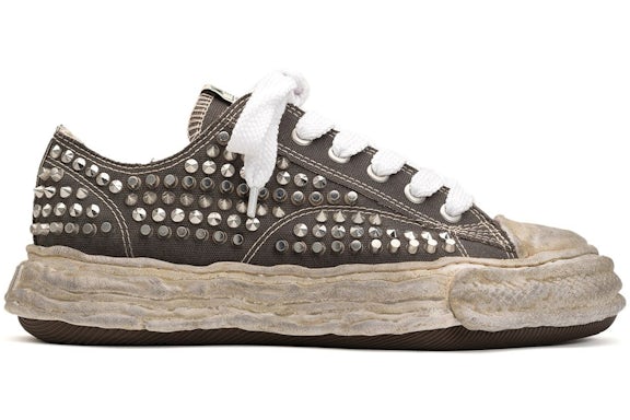 Maison Mihara Yasuhiro Peterson 23 OG Sole Studded Canvas Low Grey - image 1