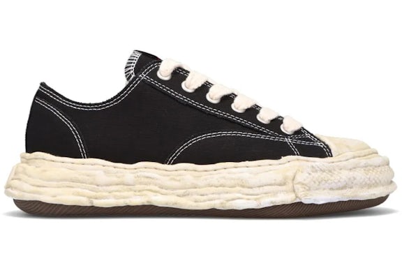 Maison Mihara Yasuhiro Peterson 23 OG Dyed Sole Canvas Low Black - image 1
