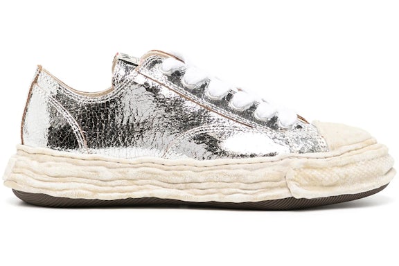Maison Mihara Yasuhiro Peterson OG Sole Leather Low Cracking Leather Silver - image 1